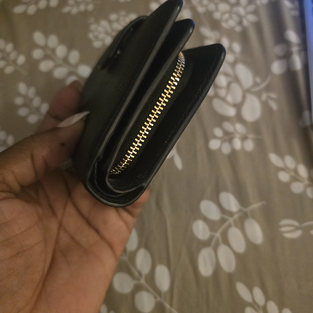 Coach Black Textured Leather Wallet - Picture 12 of 12